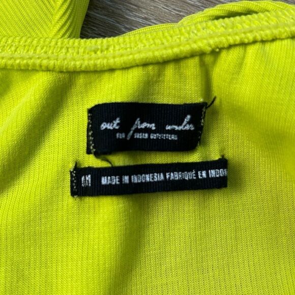 URBAN OUTFITTER | Out From Under Summer Weekender Bodysuit Lime Green Yellow - Picture 6 of 9